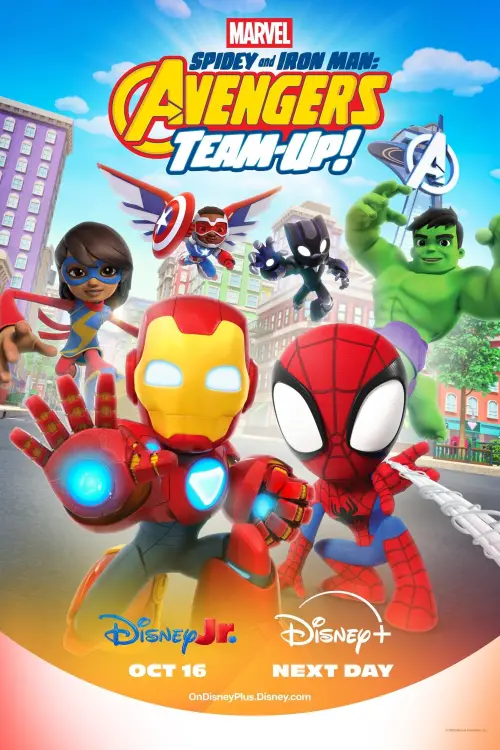 Movie poster "Spidey and Iron Man: Avengers Team Up!"
