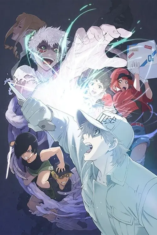 Movie poster "Cells at Work!: A Gut-wrenching Resurrection of the Formidable Enemy!"