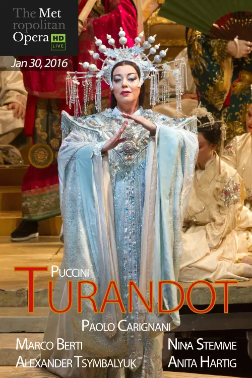 Movie poster "The Metropolitan Opera: Turandot"