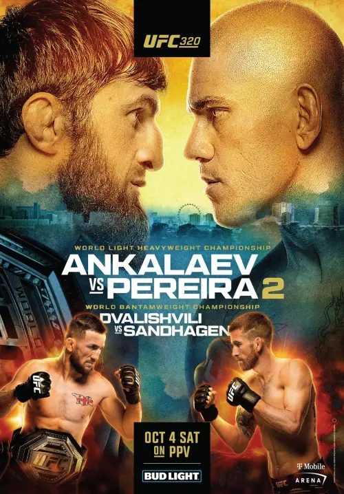 Movie poster "UFC 320: Ankalaev vs. Pereira 2"