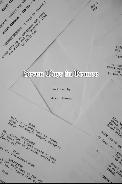 Movie poster "Seven Days in France"