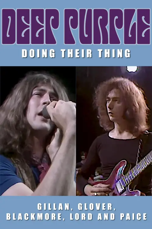 Movie poster "Deep Purple – Doing Their Thing"