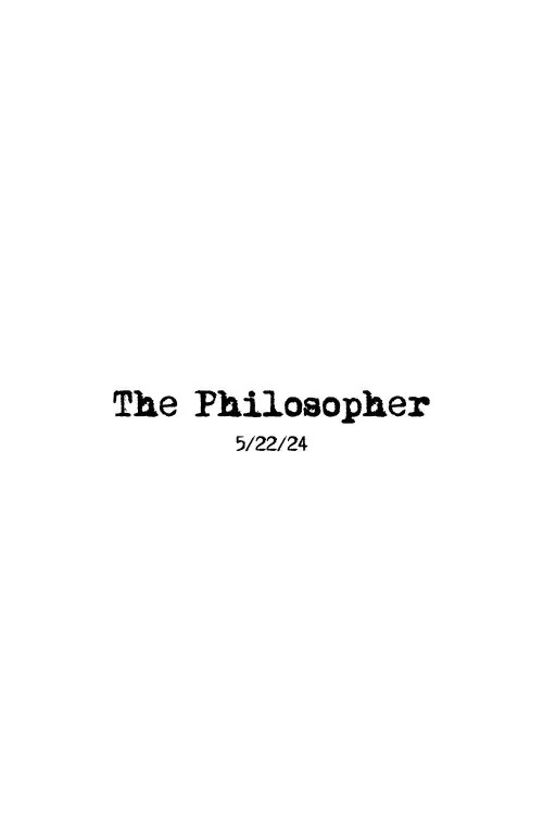 Movie poster "The Philosopher"