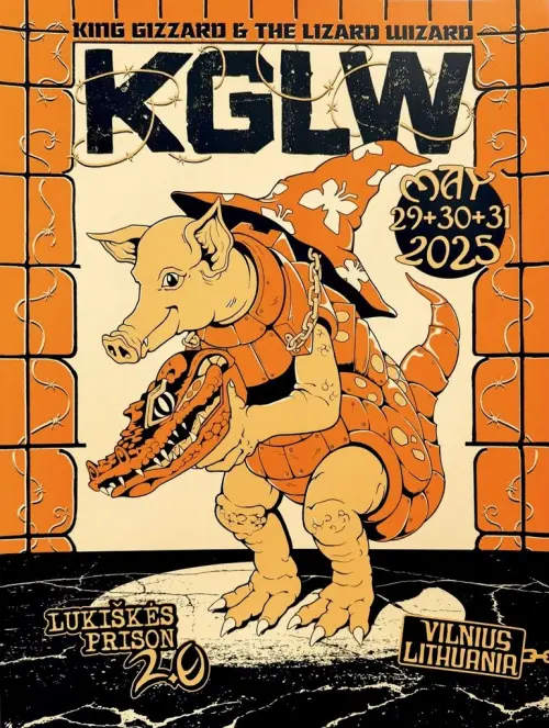 Movie poster "King Gizzard & The Lizard Wizard - Live in Vilnius ’25 (Night 1)"
