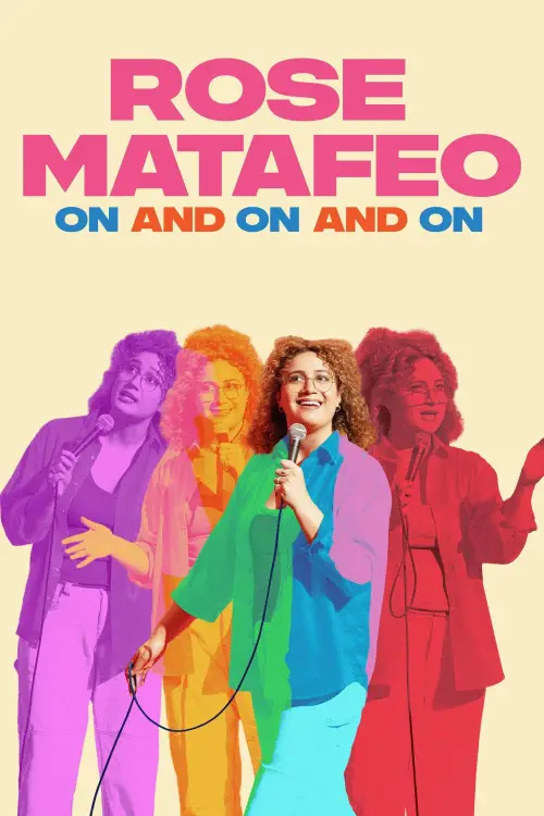 Movie poster "Rose Matafeo: On and On and On"
