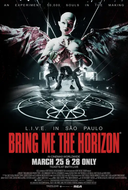 Movie poster "Bring Me The Horizon - L.I.V.E. in São Paulo (Live Immersive Virtual Experiment)"