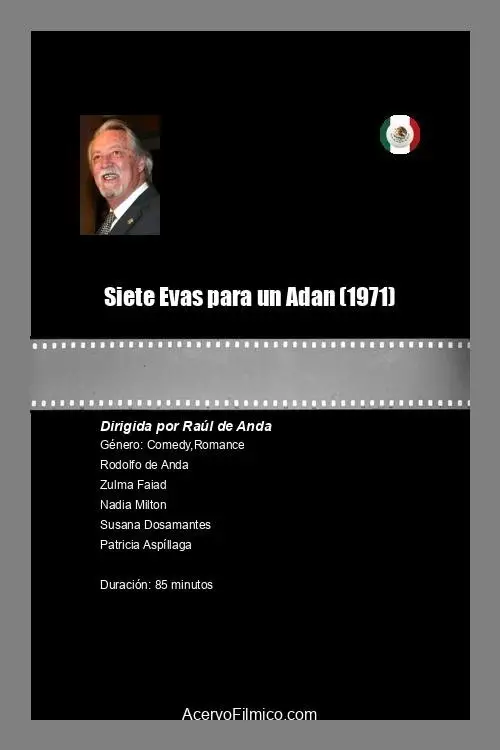 Movie poster "Siete Evas Para un Adán"