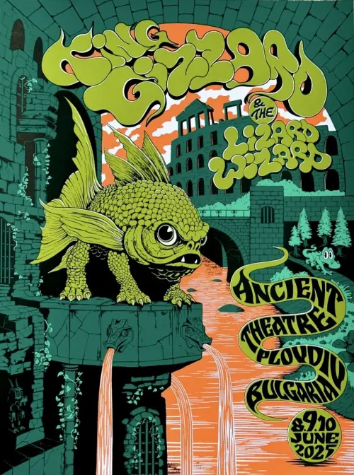 Movie poster "King Gizzard & The Lizard Wizard - Live in Plovdiv ’25 (Night 3)"