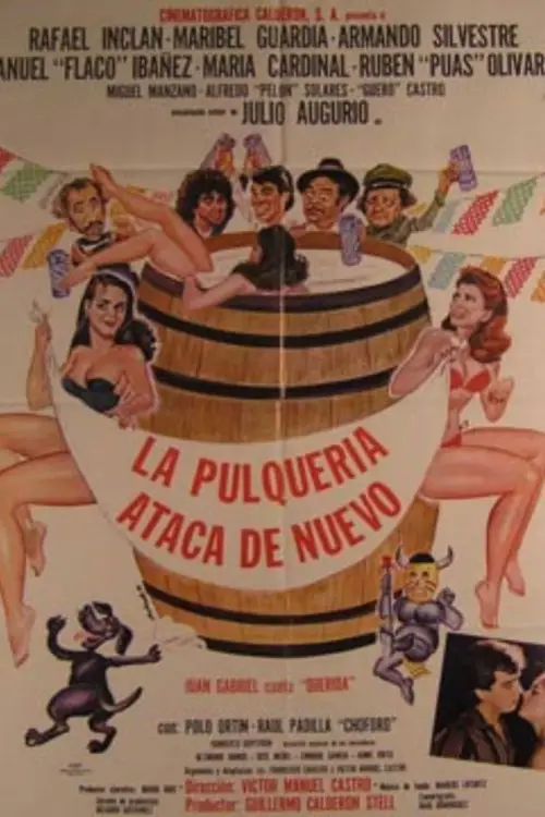 Movie poster "La Pulquería Ataca de Nuevo"
