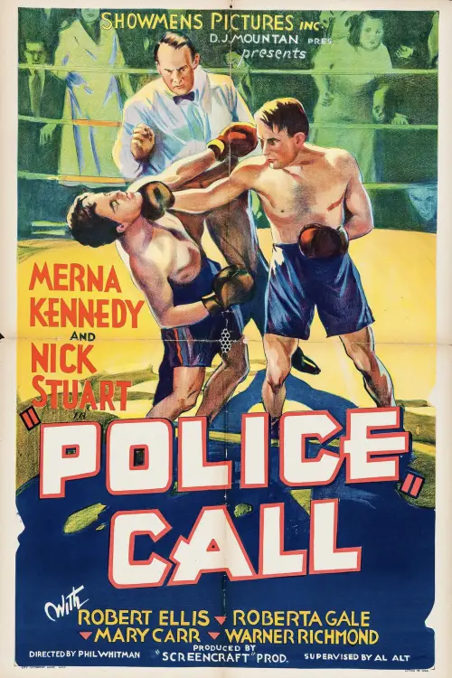 Movie poster "Police Call"