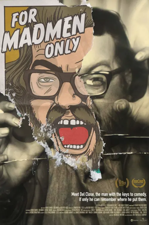 Movie poster "For Madmen Only: The Stories of Del Close"
