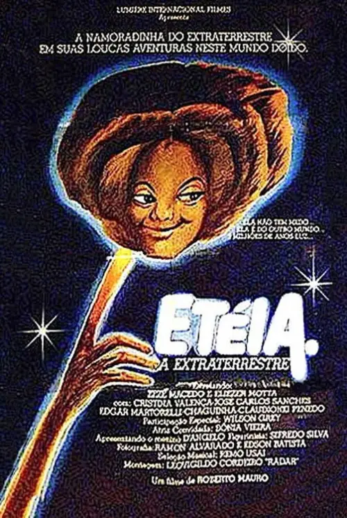 Movie poster "Etéia, a Extraterrestre em Sua Aventura no Rio"