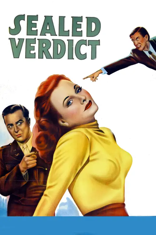 Movie poster "Sealed Verdict"