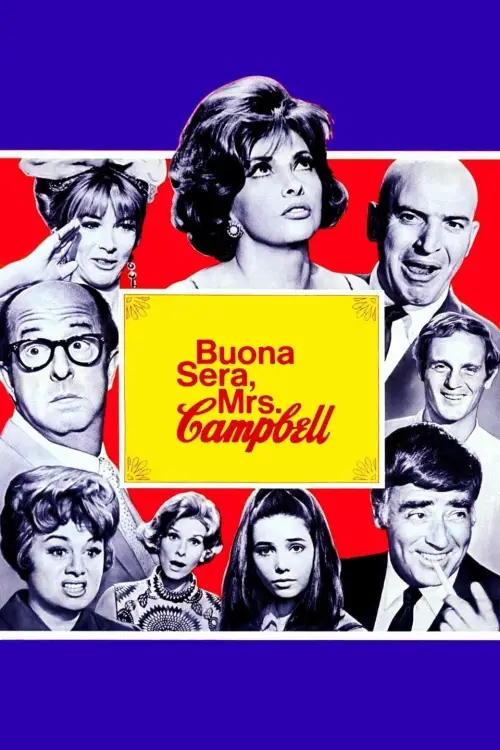 Movie poster "Buona Sera, Mrs. Campbell"