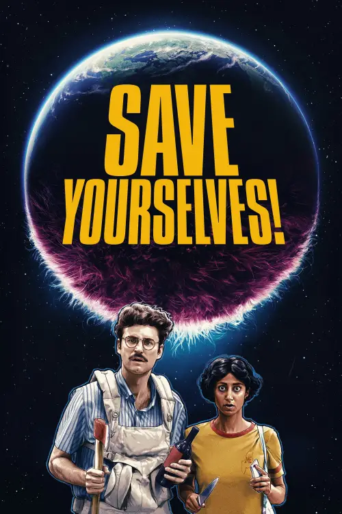 Movie poster "Save Yourselves!"