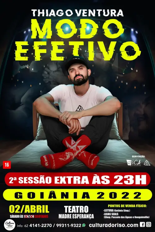 Movie poster "Thiago Ventura: Modo Efetivo"