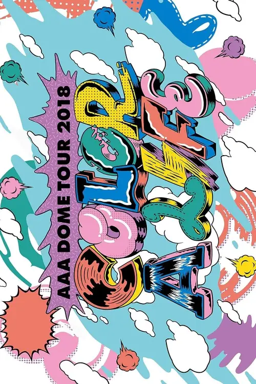 Movie poster "AAA DOME TOUR 2018 COLOR A LIFE"