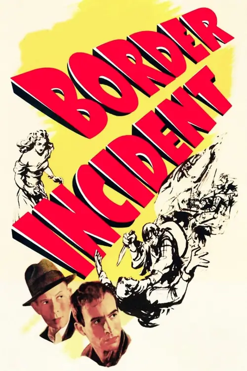 Movie poster "Border Incident"