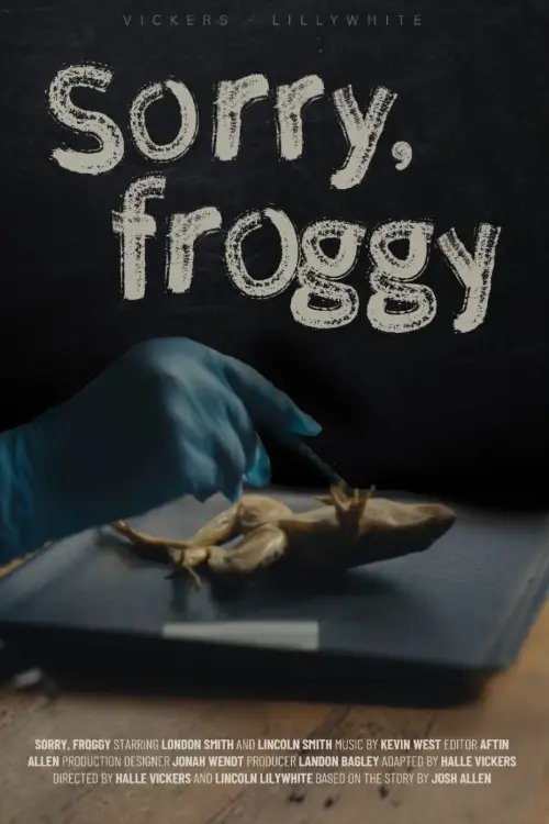 Movie poster "Sorry, Froggy"