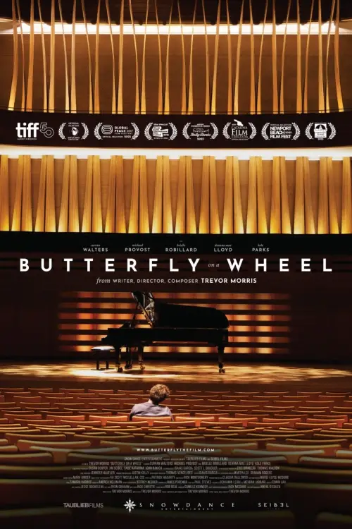Movie poster "Butterfly on a Wheel"