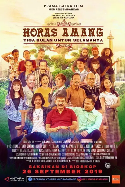 Movie poster "Horas Amang: Tiga Bulan untuk Selamanya"