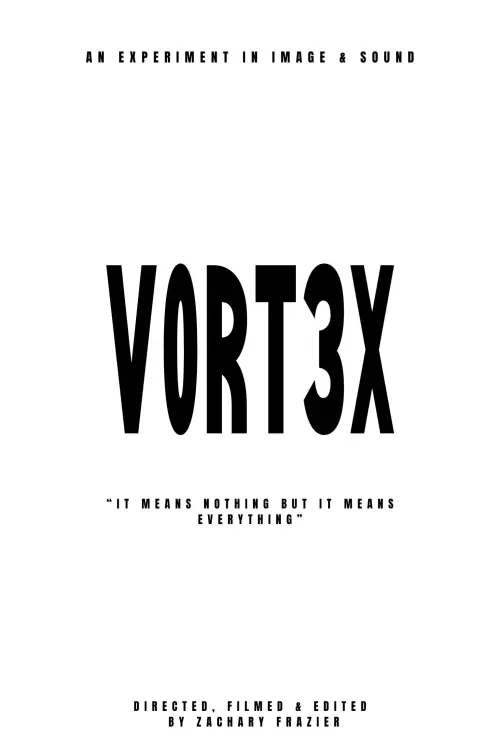 Movie poster "V0RT3X"