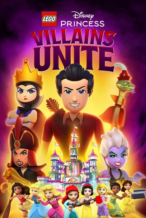 Movie poster "Lego Disney Princess: Villains Unite"