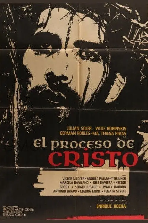 Movie poster "El proceso de Cristo"