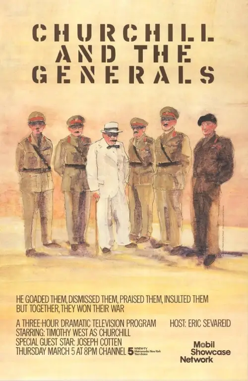 Movie poster "Churchill and the Generals"