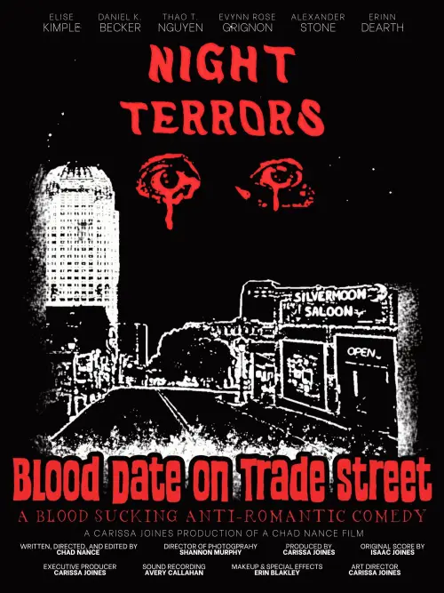 Movie poster "Night Terrors: Blood Date on Trade Street"