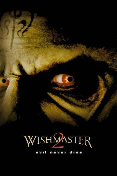 Movie poster "Wishmaster 2: Evil Never Dies"
