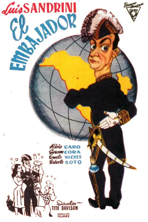 Movie poster "El embajador"
