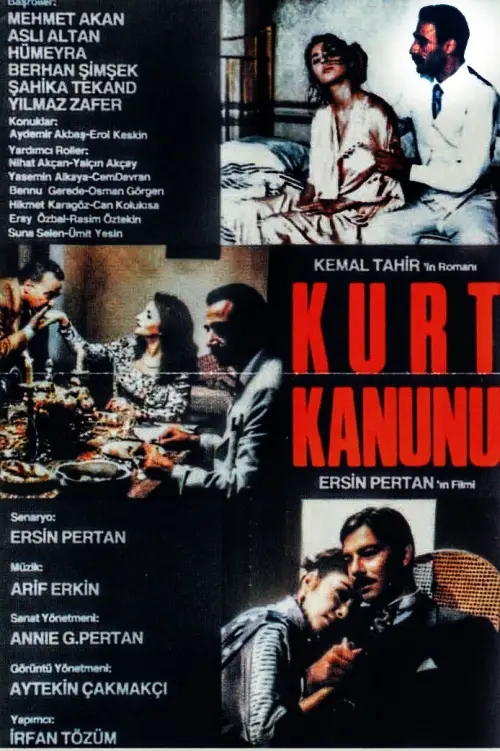 Movie poster "Kurt Kanunu"