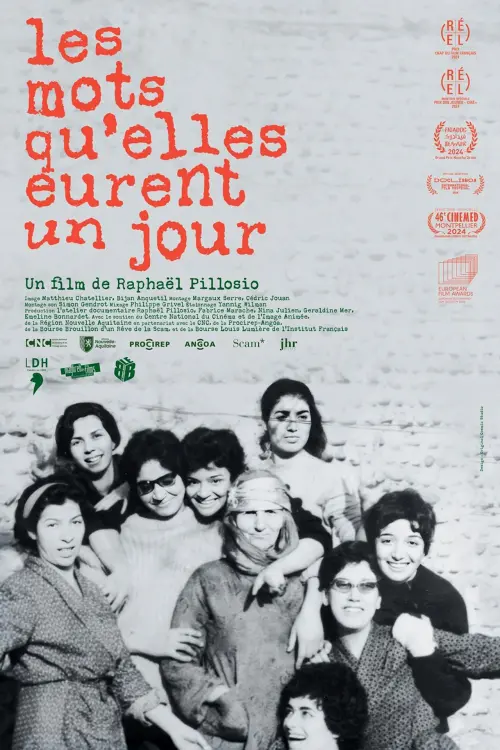Movie poster "Les mots qu