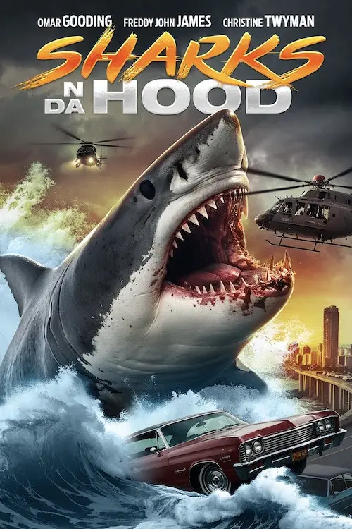 Movie poster "Sharks N Da Hood"