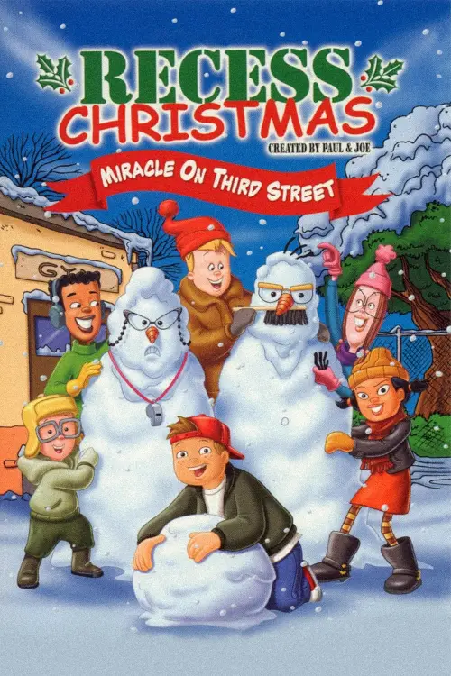 Movie poster "Recess Christmas: Miracle On Third Street"