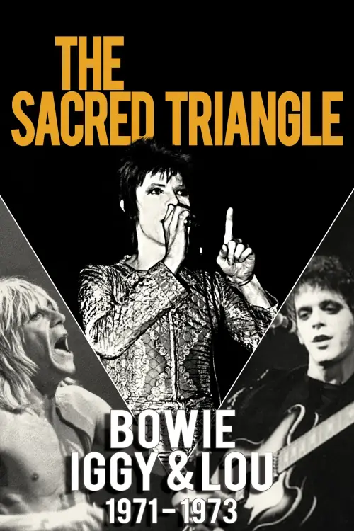 Movie poster "Bowie, Iggy & Lou 1971-1973: The Sacred Triangle"
