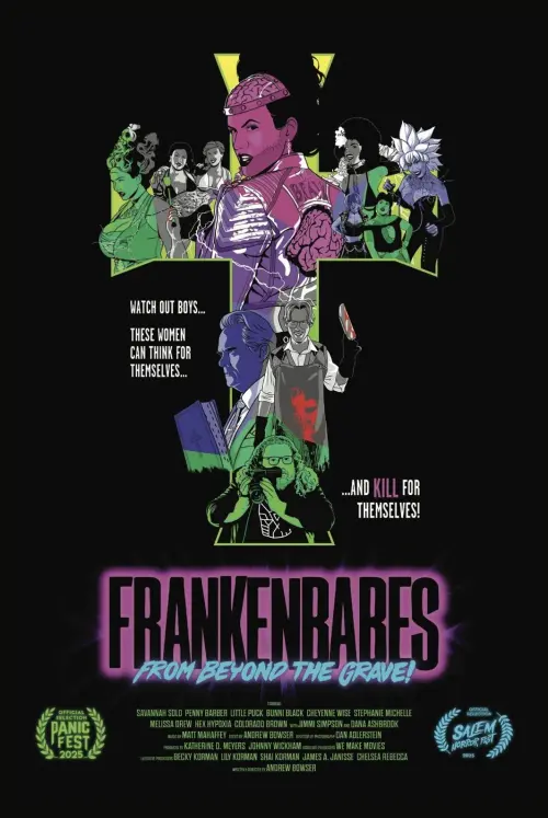 Movie poster "Frankenbabes From Beyond The Grave!"
