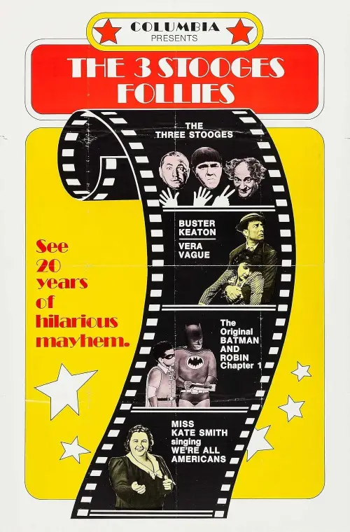 Movie poster "The Three Stooges Follies"