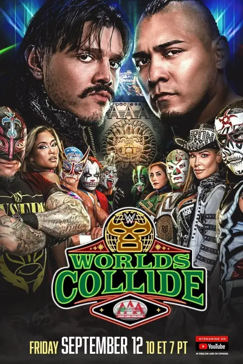 Movie poster "WWE/AAA Worlds Collide 2025: Las Vegas"