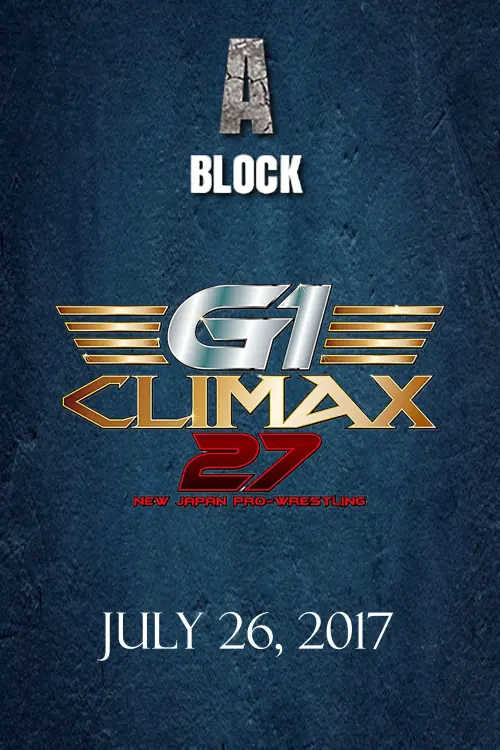 Movie poster "NJPW G1 Climax 27: Day 7"
