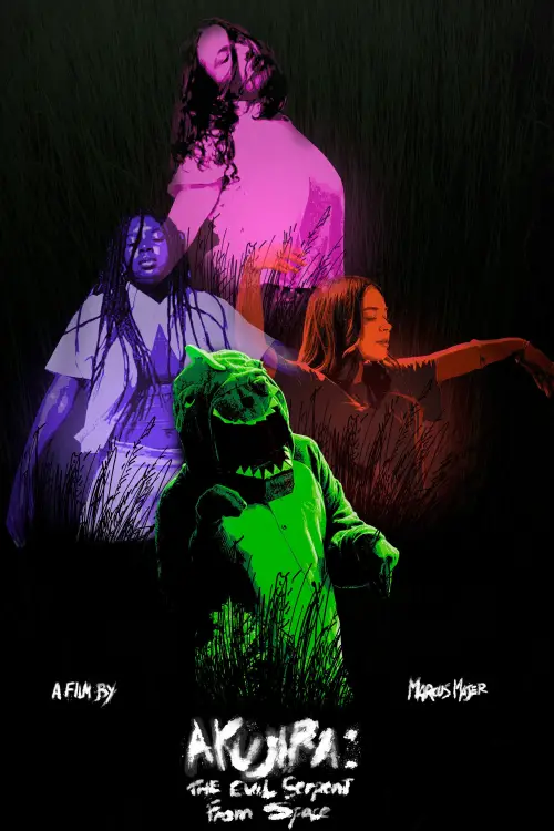 Movie poster "Akujira: The Evil Serpent from Space"