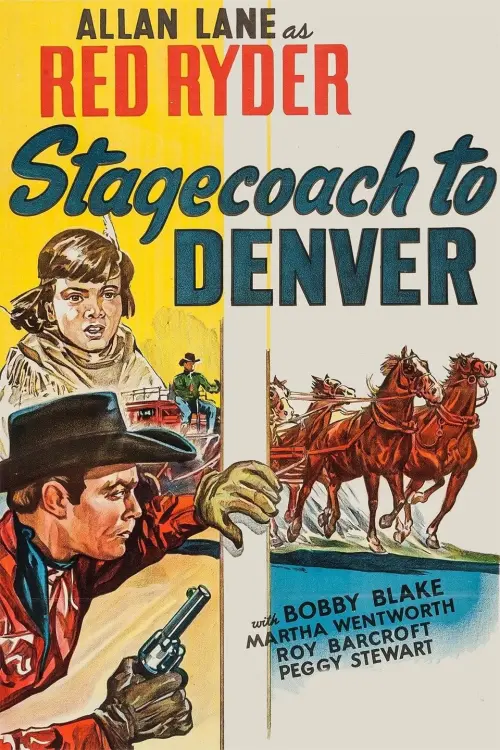 Movie poster "Stagecoach to Denver"