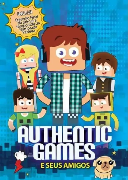 Movie poster "Authentic Games e Seus amigos"