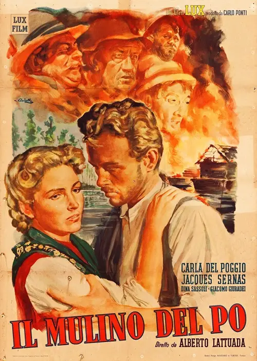 Movie poster "The Mill on the Po"