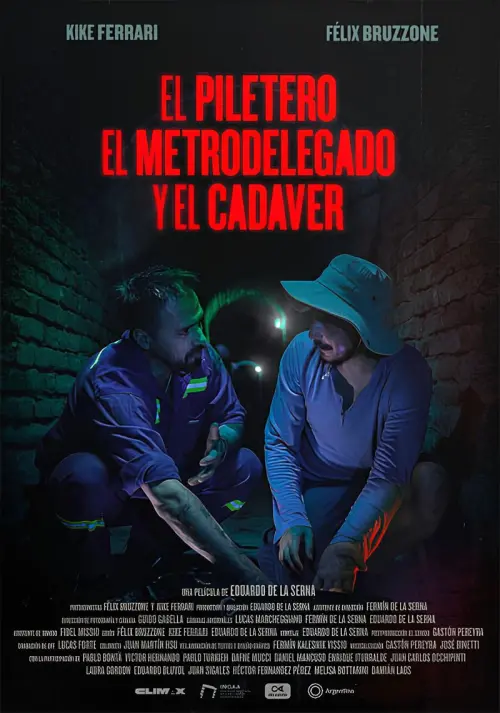 Movie poster "The pool boy, the metro delegate and the corpse"
