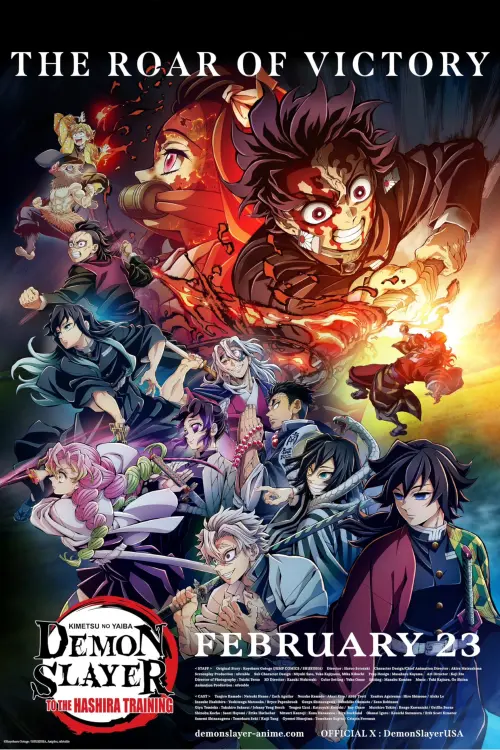 Movie poster "Demon Slayer: Kimetsu no Yaiba -To the Hashira Training-"