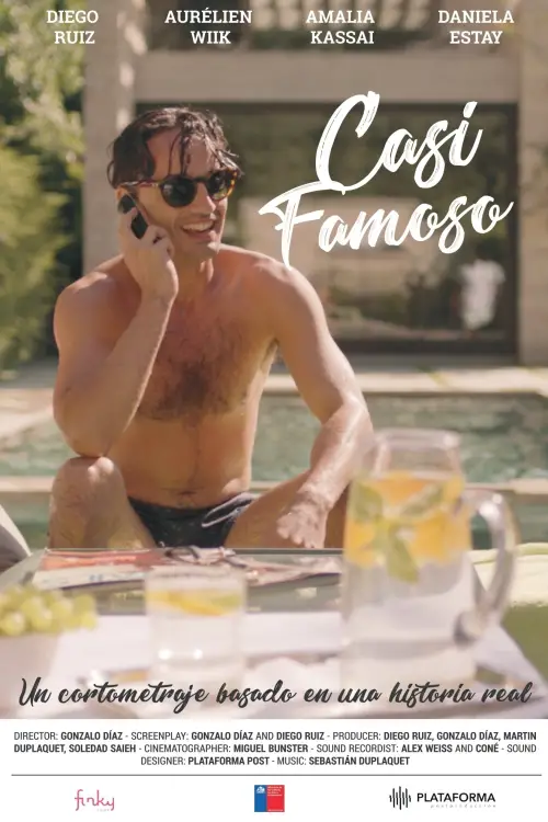 Movie poster "Casi famoso"
