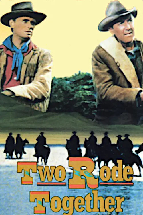 Movie poster "Two Rode Together"