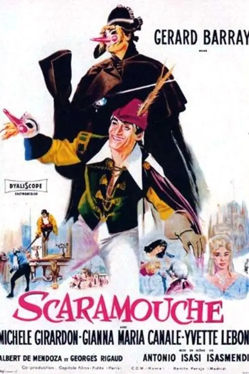 Movie poster "The Adventures of Scaramouche"